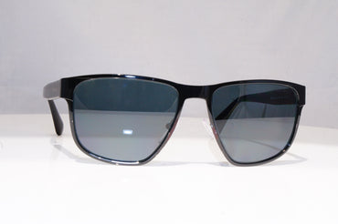 PRADA Mens Polarized Designer Sunglasses Black Square SPR 55S 7AX-5Z1 18214