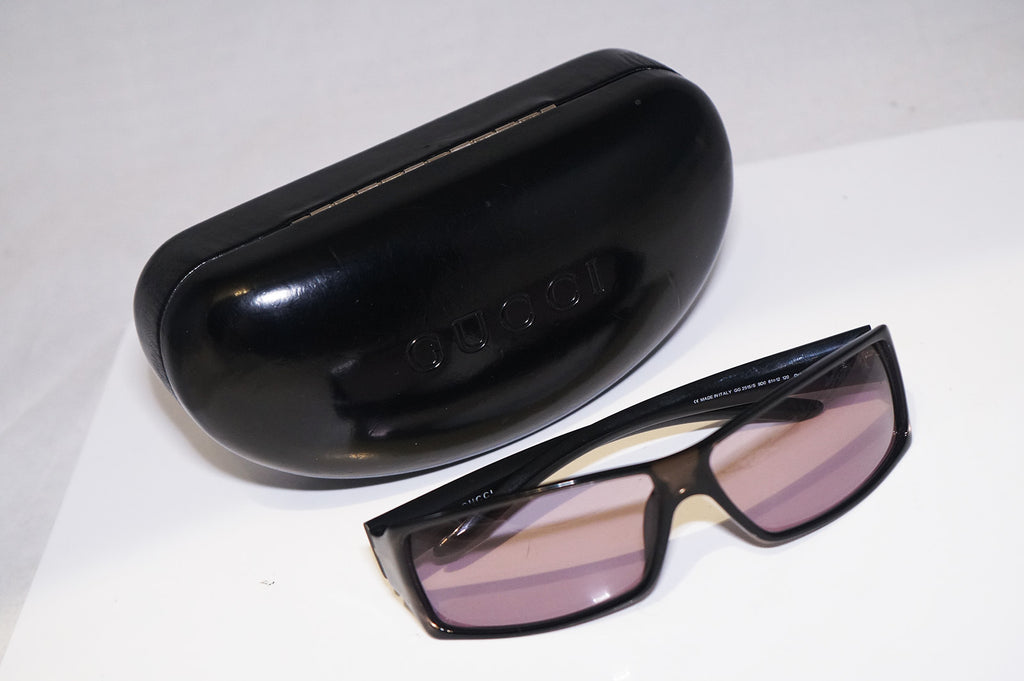 GUCCI 1990 Vintage Mens Designer Sunglasses Brown Rectangle GG 2515 9D0 15344