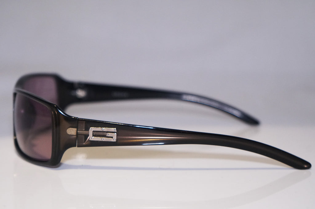 GUCCI 1990 Vintage Mens Designer Sunglasses Brown Rectangle GG 2515 9D0 15344