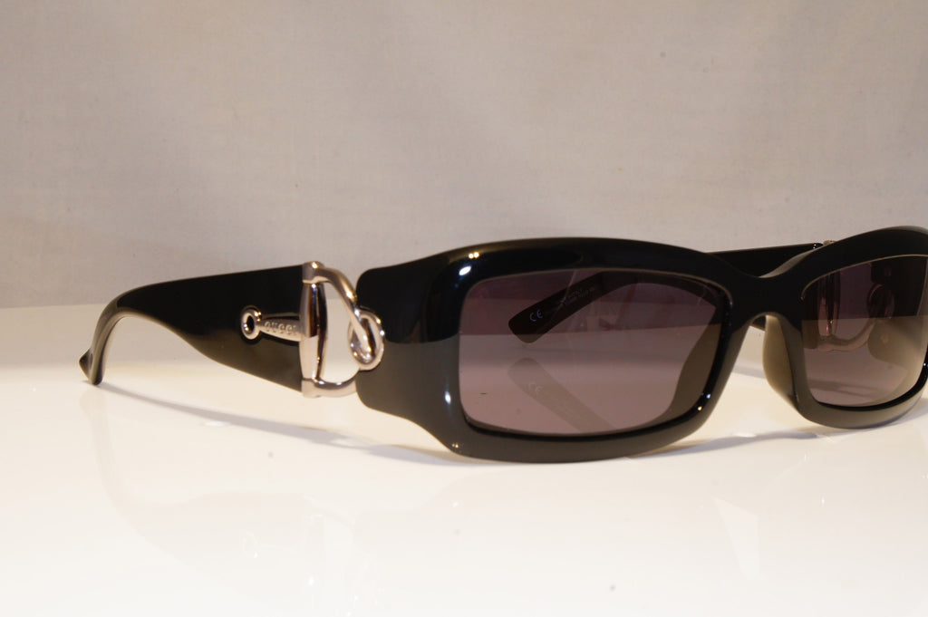 GUCCI Womens Designer Sunglasses Black Rectangle HORSEBIT GG 2943 D28BM 21778