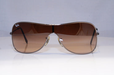 RAY-BAN Mens Designer Sunglasses Silver Shield RB 3211 004/13 19650