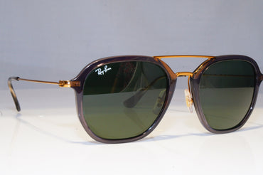 RAY-BAN Mens Designer Sunglasses Gold Square GREY RB 4273 6237 20738