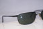 RAY-BAN 1990 Vintage Mens Designer Sunglasses Black Rectangle RB 3132 006 15387
