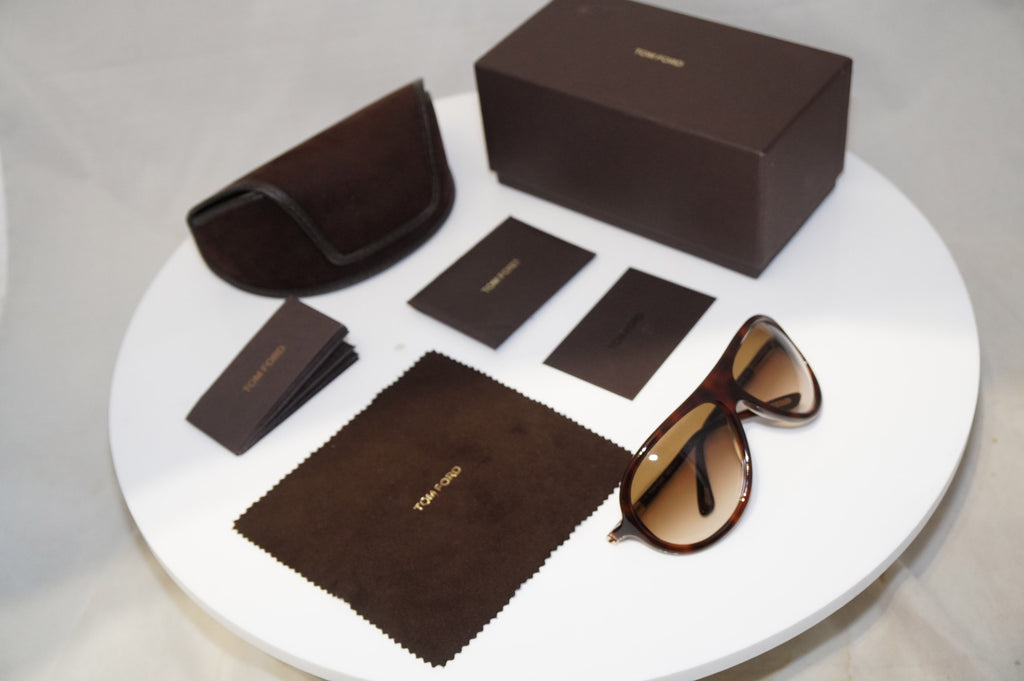 TOM FORD Mens Boxed Designer Sunglasses Brown Pilot Fonda TF 22 820 21790