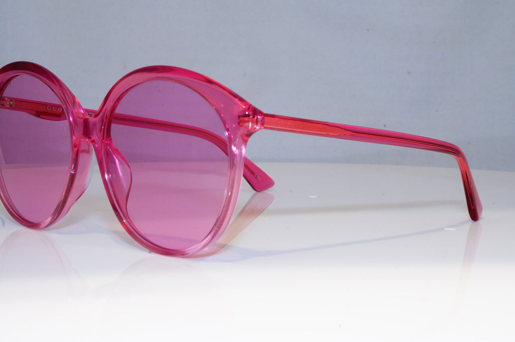 GUCCI Womens Oversized Designer Sunglasses Pink Butterfly GG 0257SA 005 19655