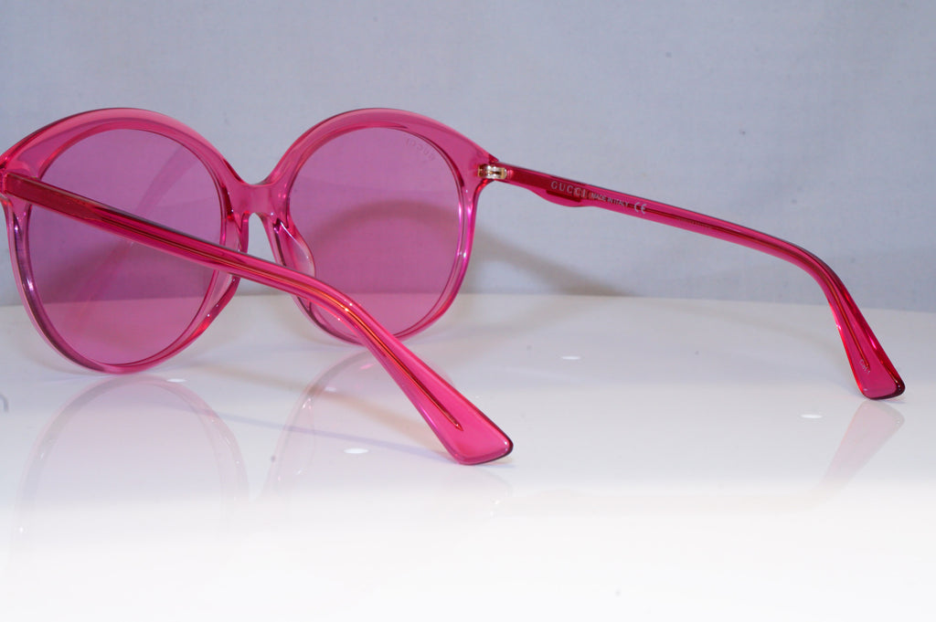 GUCCI Womens Oversized Designer Sunglasses Pink Butterfly GG 0257SA 005 19655