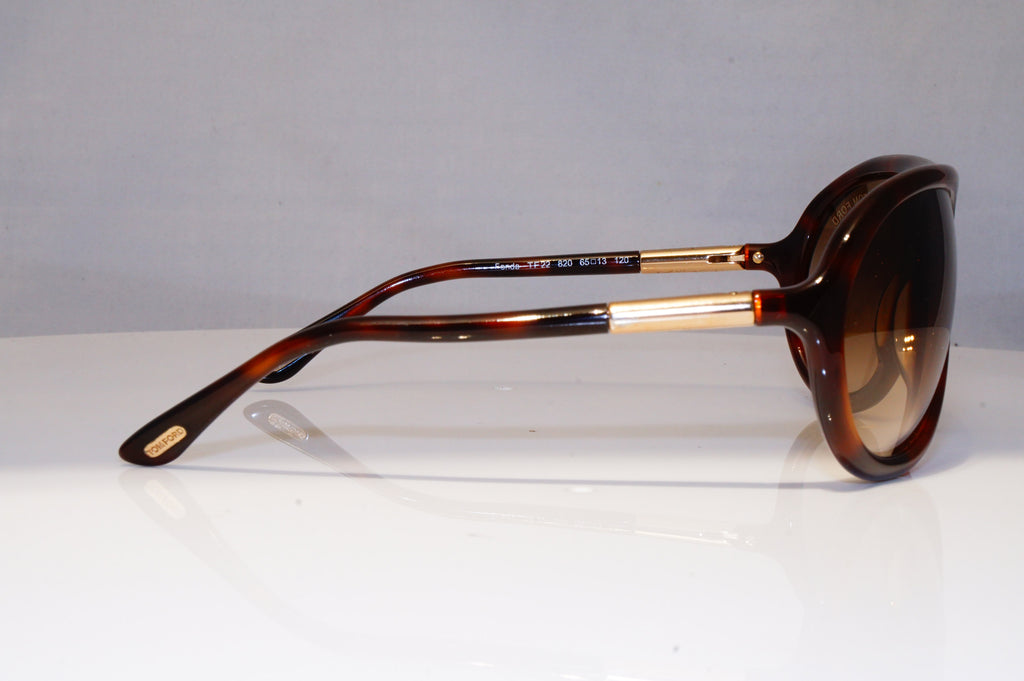 TOM FORD Mens Boxed Designer Sunglasses Brown Pilot Fonda TF 22 820 21790
