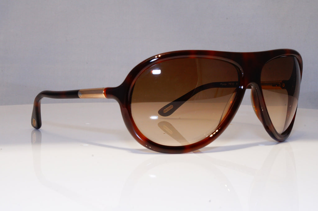 TOM FORD Mens Boxed Designer Sunglasses Brown Pilot Fonda TF 22 820 21790