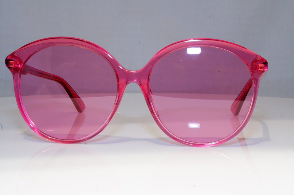 GUCCI Womens Oversized Designer Sunglasses Pink Butterfly GG 0257SA 005 19655