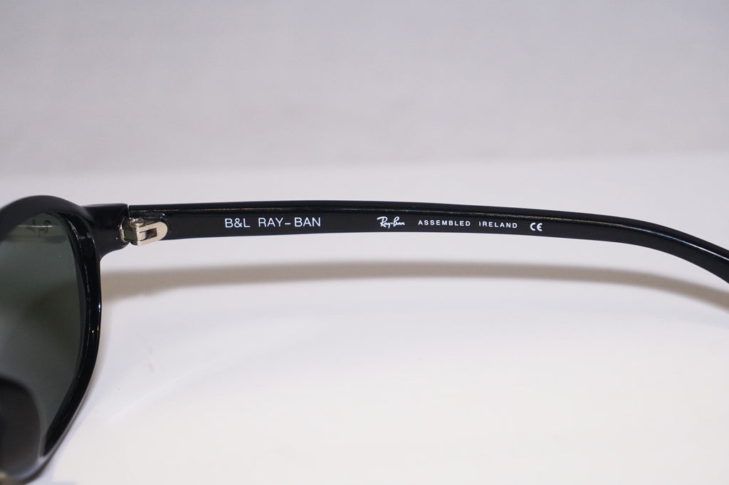 RAY-BAN 1990 Vintage Mens Designer Sunglasses Black Oval W2836 Blk 15386