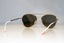PRADA Mens Designer Sunglasses Gold Aviator SPS 50S ZVN-1CO 17554