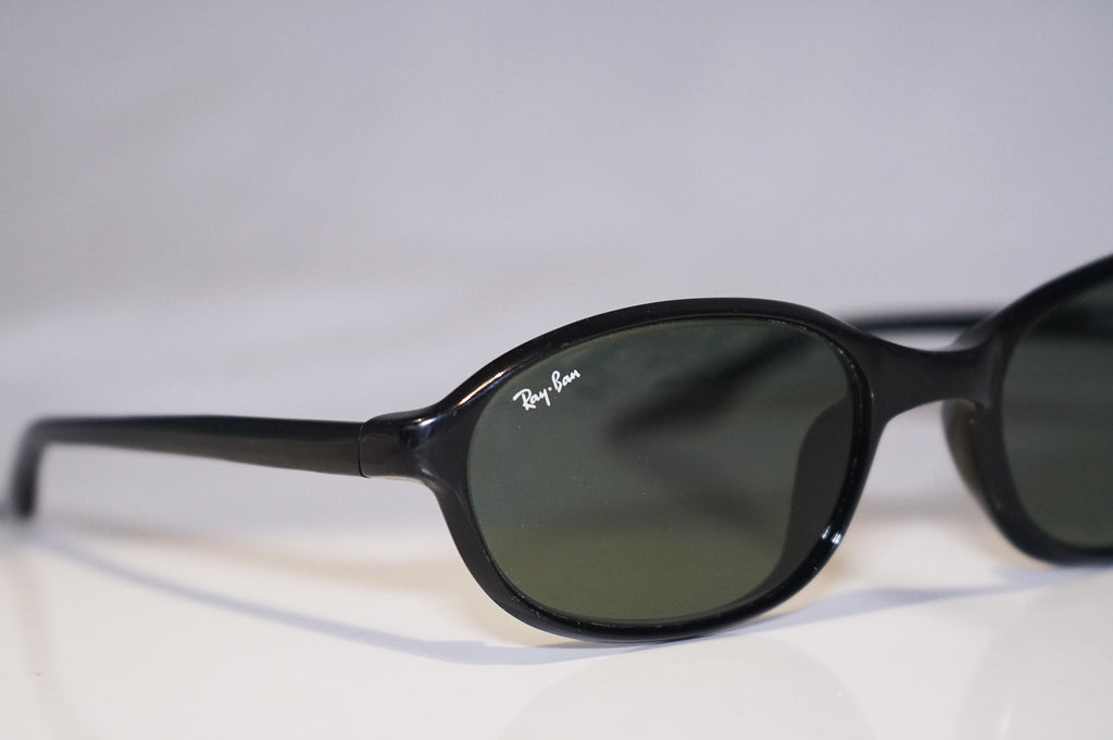 RAY-BAN 1990 Vintage Mens Designer Sunglasses Black Oval W2836 Blk 15386