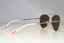 PRADA Mens Designer Sunglasses Gold Aviator SPS 50S ZVN-1CO 17554