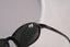 RAY-BAN 1990 Vintage Mens Designer Sunglasses Black Oval W2836 Blk 15386