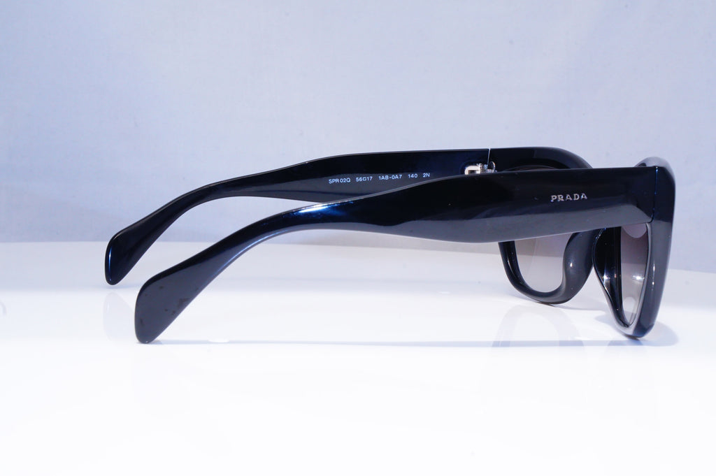 PRADA Womens Designer Sunglasses Black Cat Eye SPR 02Q 1AB-OA7 18322