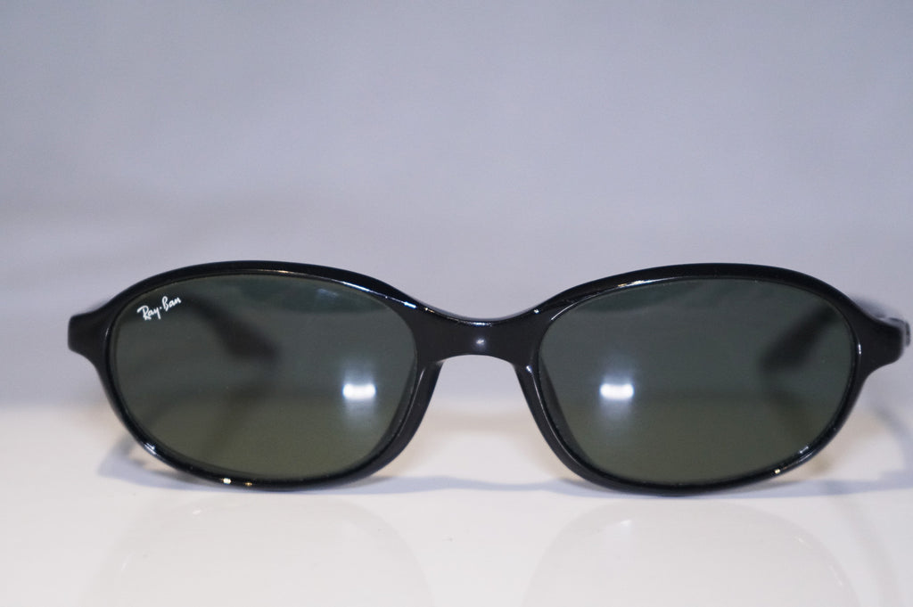 RAY-BAN 1990 Vintage Mens Designer Sunglasses Black Oval W2836 Blk 15386