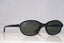 RAY-BAN 1990 Vintage Mens Designer Sunglasses Black Oval W2836 Blk 15386