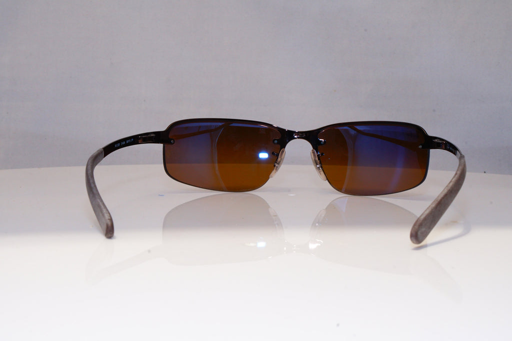 RAY-BAN Mens Polarized Mirror Sunglasses Brown FLIGHT RB 3239 014/84 21262