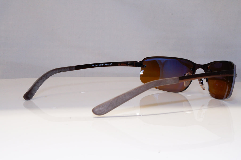 RAY-BAN Mens Polarized Mirror Sunglasses Brown FLIGHT RB 3239 014/84 21262