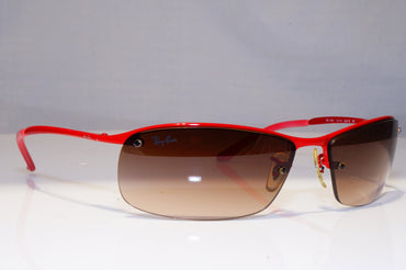RAY-BAN Mens Designer Sunglasses Red Wrap FLIGHT RB 3183 031/13 22062