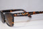 RAY-BAN 1990 Vintage Womens Designer Sunglasses Brown Cat Eye W1438 WPAW 15577