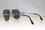 CAZAL Mens Vintage 1990 Designer Sunglasses Silver Aviator 724 303 17501