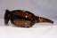 EMPORIO ARMANI Mens Womens Vintage 1990 Sunglasses Brown Wrap EA9616 V08E9 21776