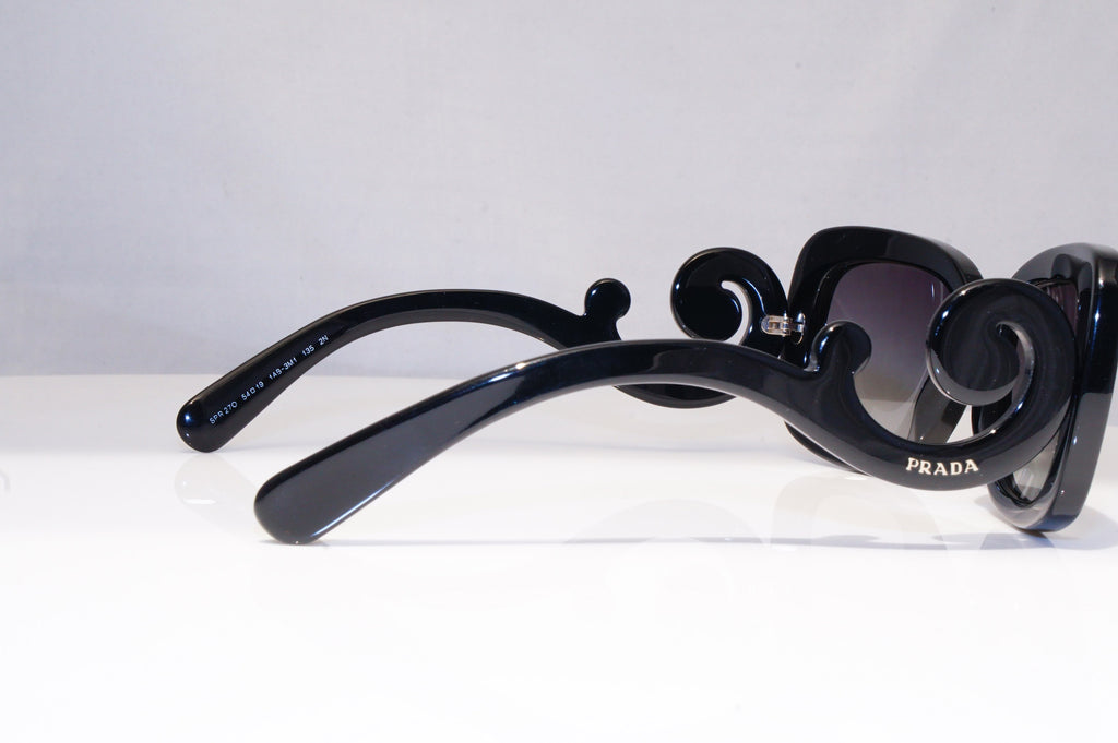 PRADA Womens Baroque Swirl Designer Sunglasses Rectangle SPR 270 1AB-3M1 18420