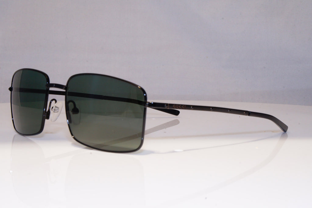 GUCCI Mens Vintage 1990 Designer Sunglasses Black Square GG 1752 006BM 21785