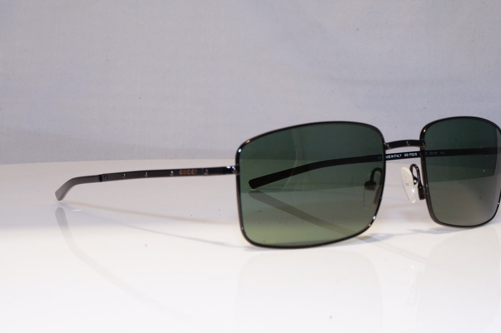 GUCCI Mens Vintage 1990 Designer Sunglasses Black Square GG 1752 006BM 21785
