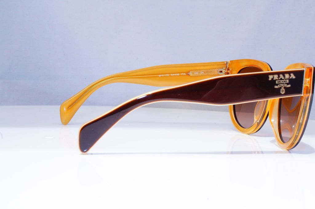 PRADA Womens Designer Sunglasses Brown Butterfly SPR 170 FAL-1Z1 18421