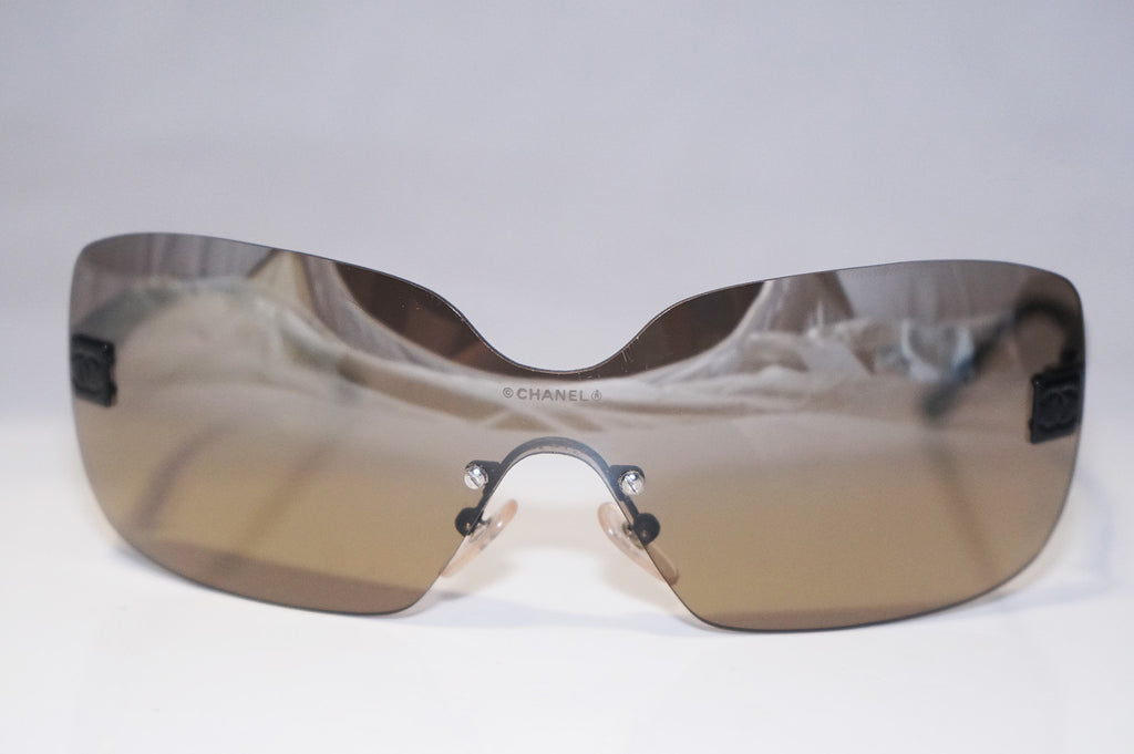 CHANEL Womens Designer Sunglasses Black Shield 4029 C.142/54 15565