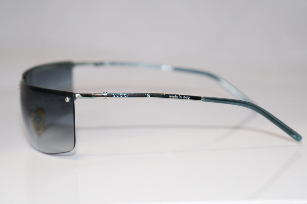 GUCCI Vintage Mens Unisex Designer Sunglasses Teal Wrap GG 2653 L7E 16369