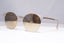 PRADA Womens Mirror Designer Sunglasses Gold Round SPE 62S ZVN-1CO 18201
