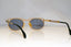 CAZAL Mens Vintage 1990 Designer Sunglasses Gold Rectangle 759 475 17500