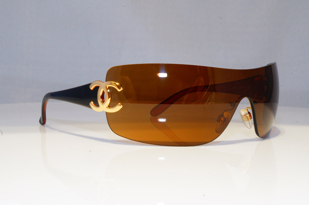 CHANEL Womens Designer Sunglasses Gold ShieldICONIC CC 4119 125/73 20709