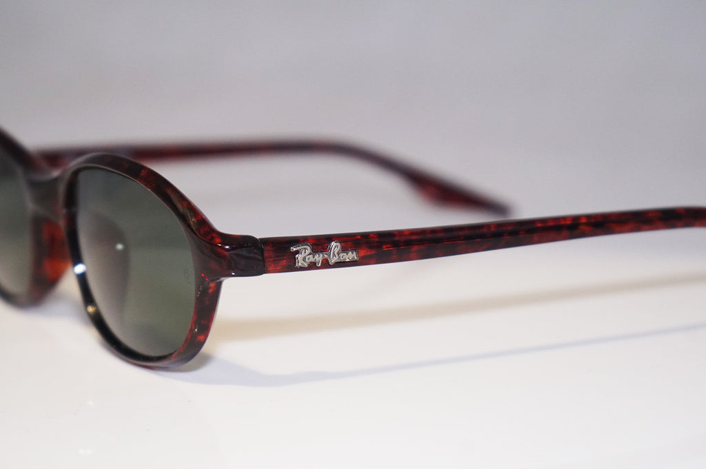 RAY-BAN 1990 Vintage Mens Designer Sunglasses Brown Oval W2838 BRN 15569