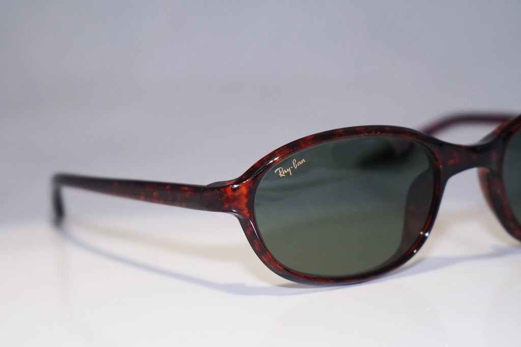 RAY-BAN 1990 Vintage Mens Designer Sunglasses Brown Oval W2838 BRN 15569