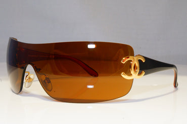 CHANEL Womens Designer Sunglasses Gold ShieldICONIC CC 4119 125/73 20709