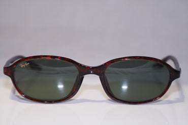 RAY-BAN 1990 Vintage Mens Designer Sunglasses Brown Oval W2838 BRN 15569