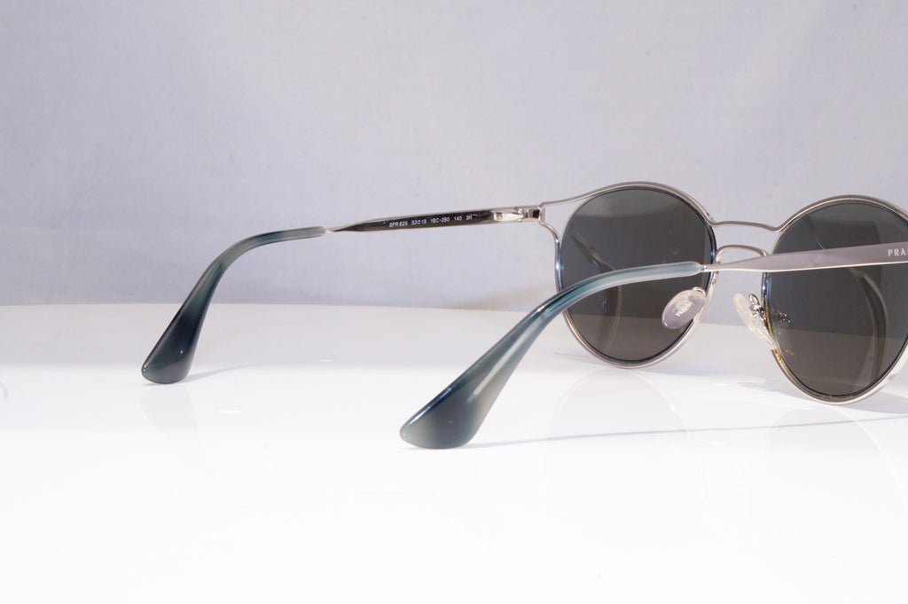 PRADA Womens Mirror Designer Sunglasses Silver Round SPR 62S 1BC-2B0 18311