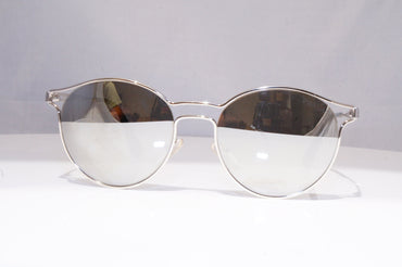PRADA Womens Mirror Designer Sunglasses Silver Round SPR 62S 1BC-2B0 18311