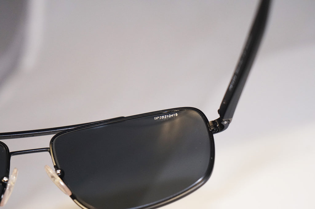 PRADA Mens Designer Polarized Sunglasses Black Rectangle SPS 55N 1BO-5Z1 15584