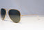 RAY-BAN Mens Polarized Designer Sunglasses Gold AVIATOR RB 3025 001/58 19400