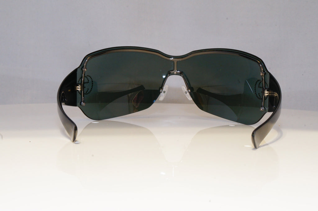 GUCCI Womens Diamante Designer Sunglasses Black Shield GG 1825 BLC95 20697