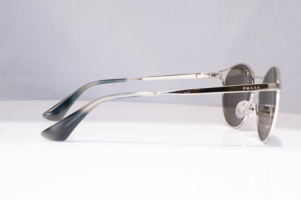 PRADA Mens Womens Unisex Designer Sunglasses Silver Round SPR 62S 1BC-2BO 18235