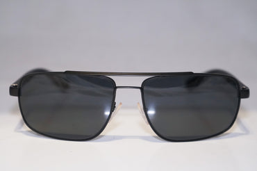 PRADA Mens Designer Polarized Sunglasses Black Rectangle SPS 55N 1BO-5Z1 15584