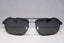 PRADA Mens Designer Polarized Sunglasses Black Rectangle SPS 55N 1BO-5Z1 15584
