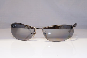 RAY-BAN Mens Polarized Mirror Designer Sunglasses Silver RB 3179 004/82 21256