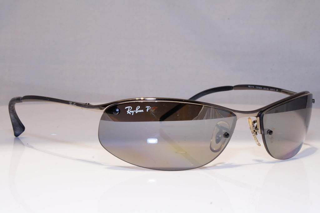 RAY-BAN Mens Polarized Mirror Designer Sunglasses Silver RB 3179 004/82 21256